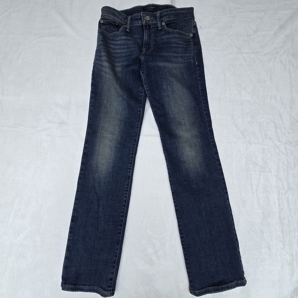 Lucky Brand Sweet N Straight Womens 6 / 28 Blue Jeans Mid Rise Med Wash 5 Pocket